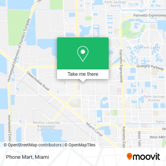 Phone Mart map