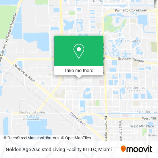 Mapa de Golden Age Assisted Living Facility III LLC