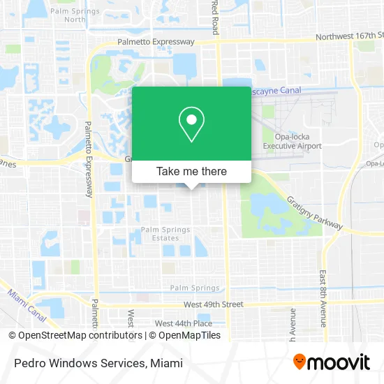 Pedro Windows Services map