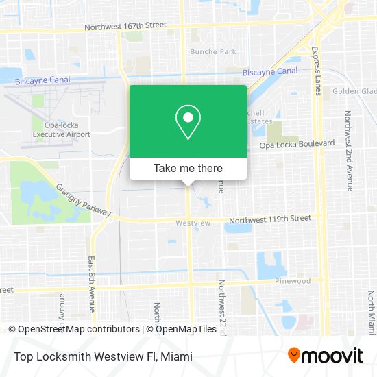 Mapa de Top Locksmith Westview Fl