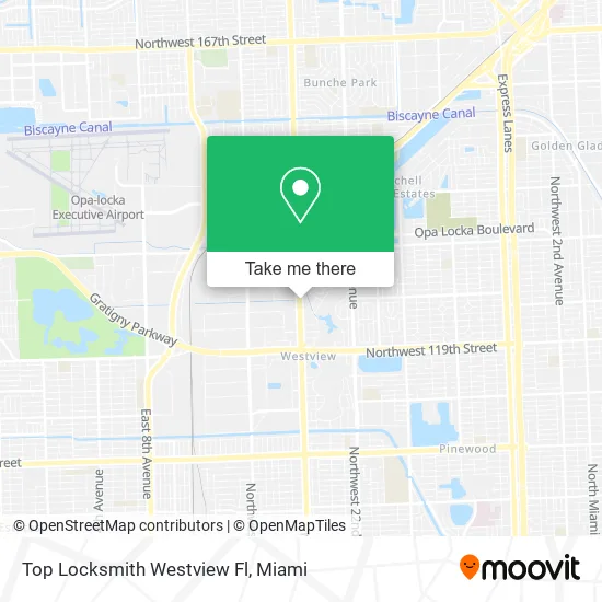 Top Locksmith Westview Fl map