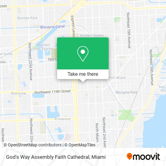 God's Way Assembly Faith Cathedral map