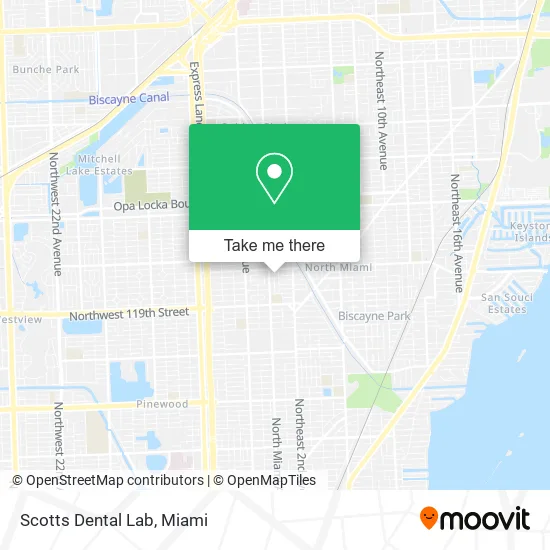 Scotts Dental Lab map