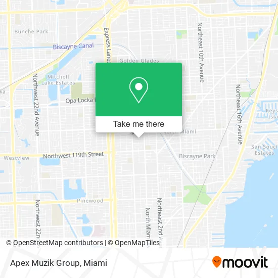 Apex Muzik Group map