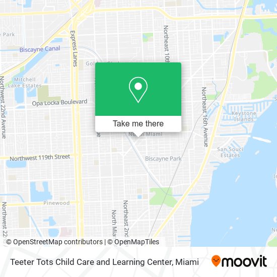 Mapa de Teeter Tots Child Care and Learning Center