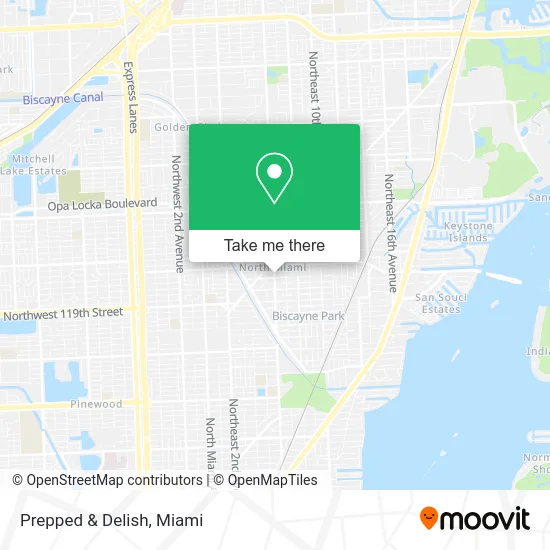 Prepped & Delish map