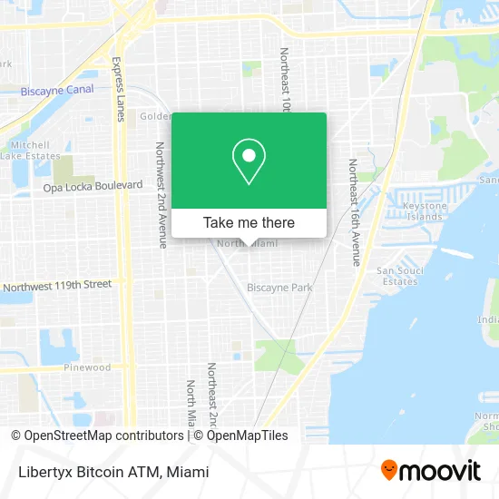 Libertyx Bitcoin ATM map