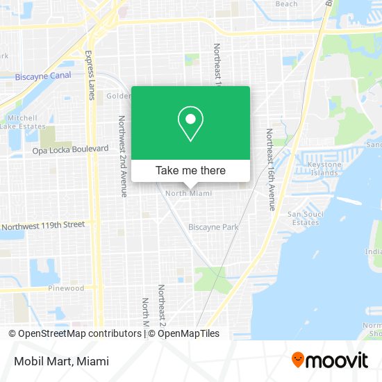 Mobil Mart map