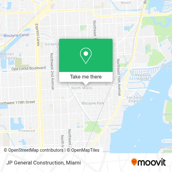JP General Construction map
