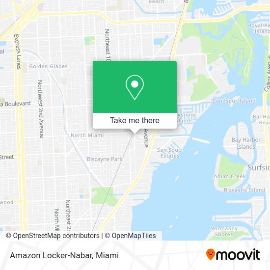 Amazon Locker-Nabar map