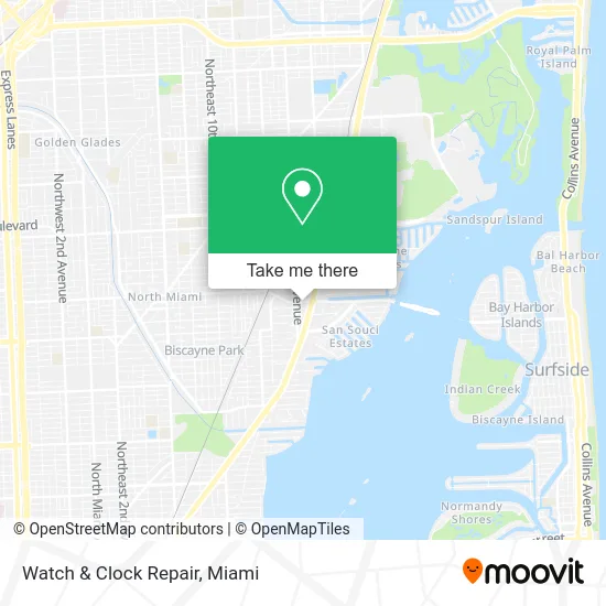 Watch & Clock Repair map