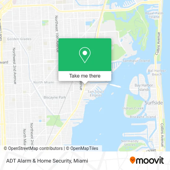 ADT Alarm & Home Security map