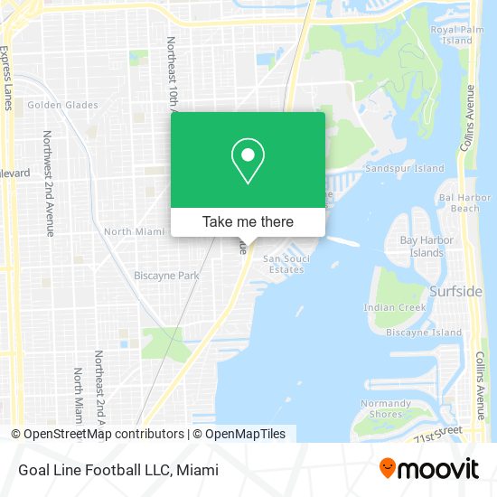 Goal Line Football LLC map