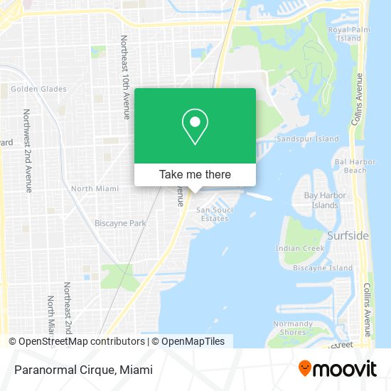 Paranormal Cirque map