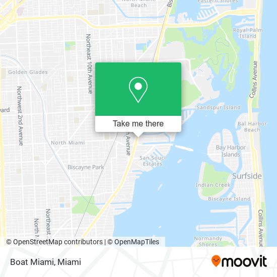 Boat Miami map