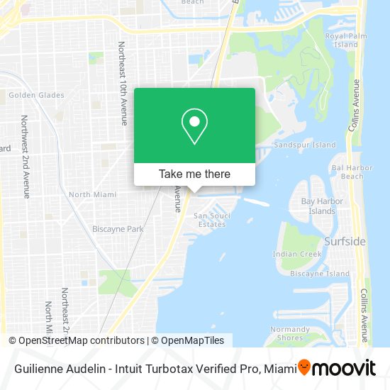 Guilienne Audelin - Intuit Turbotax Verified Pro map