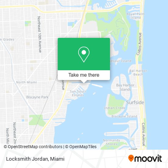 Locksmith Jordan map