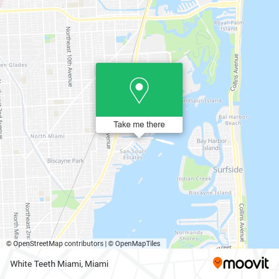 White Teeth Miami map