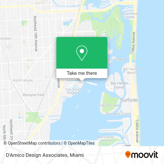 D'Amico Design Associates map