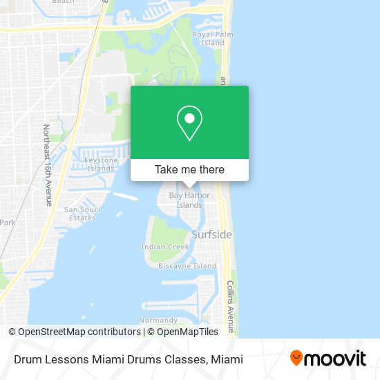 Drum Lessons Miami Drums Classes map