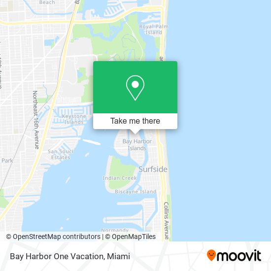 Mapa de Bay Harbor One Vacation