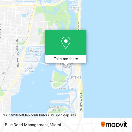 Blue Road Management map