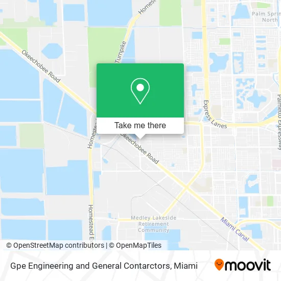 Gpe Engineering and General Contarctors map