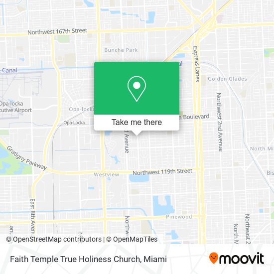 Mapa de Faith Temple True Holiness Church