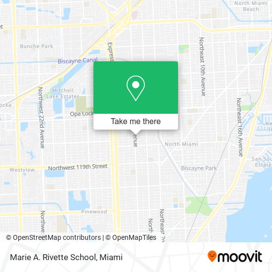 Marie A. Rivette School map