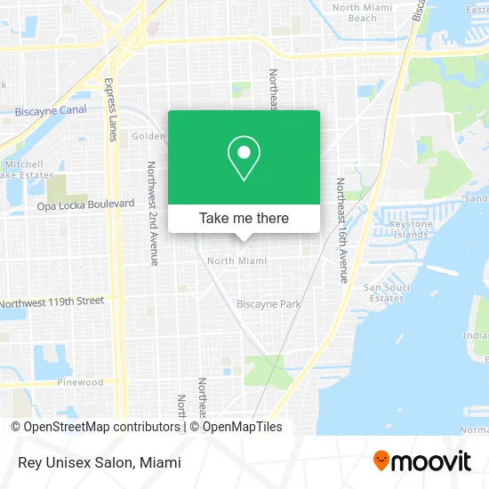 Rey Unisex Salon map