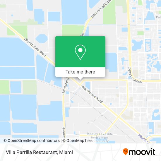 Villa Parrilla Restaurant map