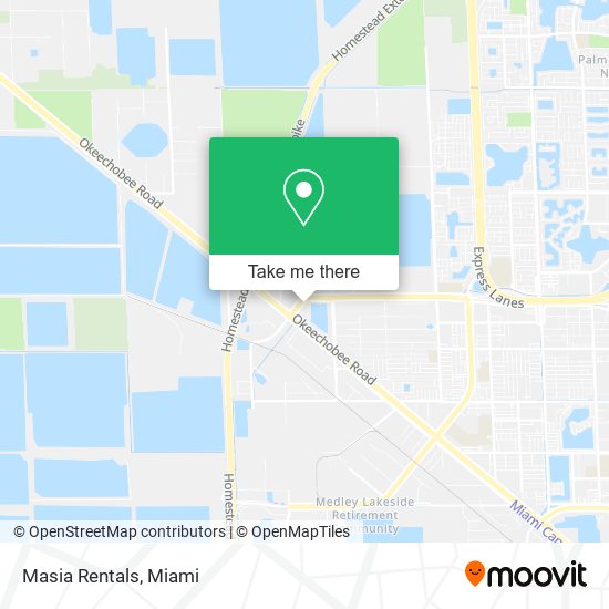 Masia Rentals map