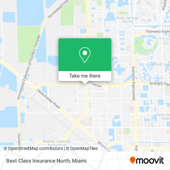 Mapa de Best Class Insurance North