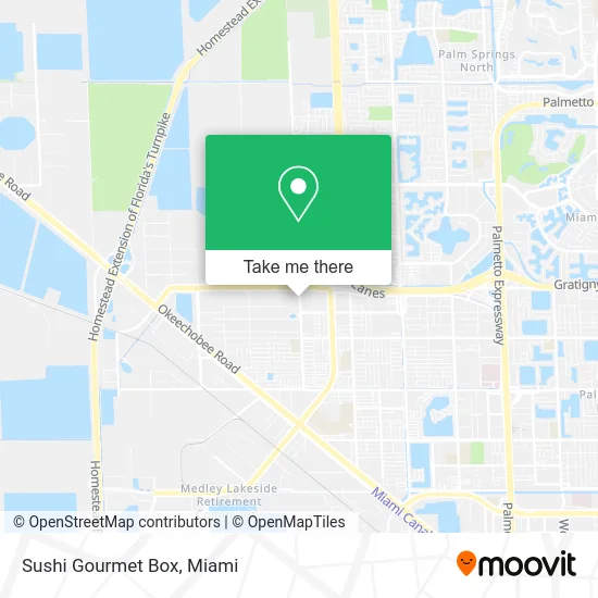 Sushi Gourmet Box map