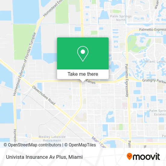 Univista Insurance Av Plus map