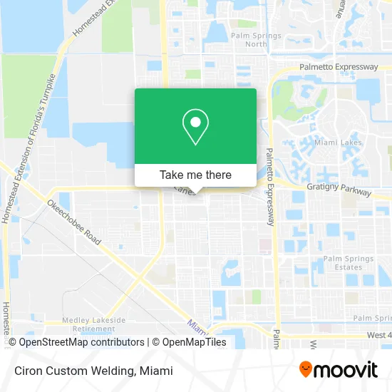 Ciron Custom Welding map