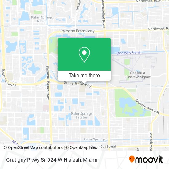 Gratigny Pkwy Sr-924 W Hialeah map