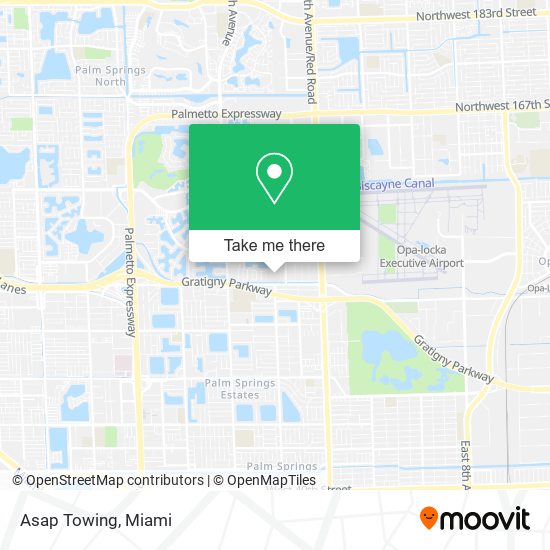 Asap Towing map