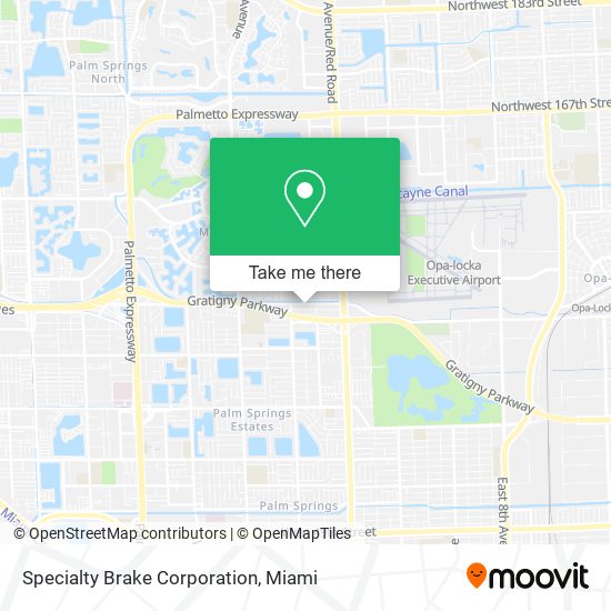 Specialty Brake Corporation map