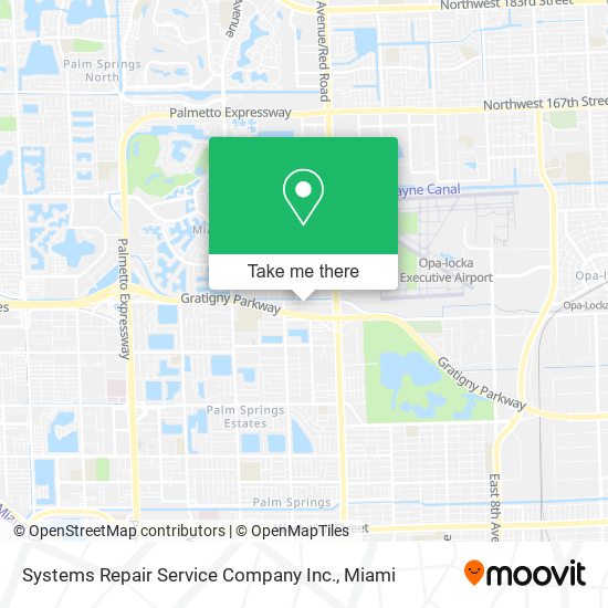 Systems Repair Service Company Inc. map