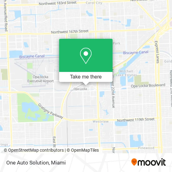 One Auto Solution map