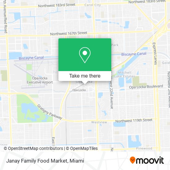 Mapa de Janay Family Food Market
