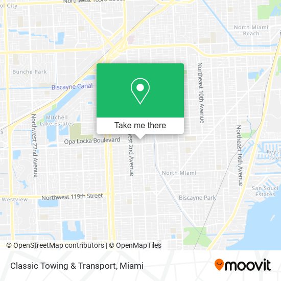 Mapa de Classic Towing & Transport