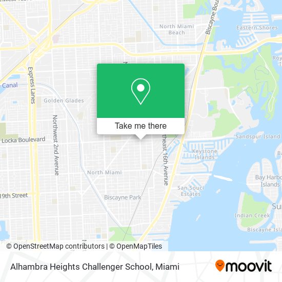 Alhambra Heights Challenger School map