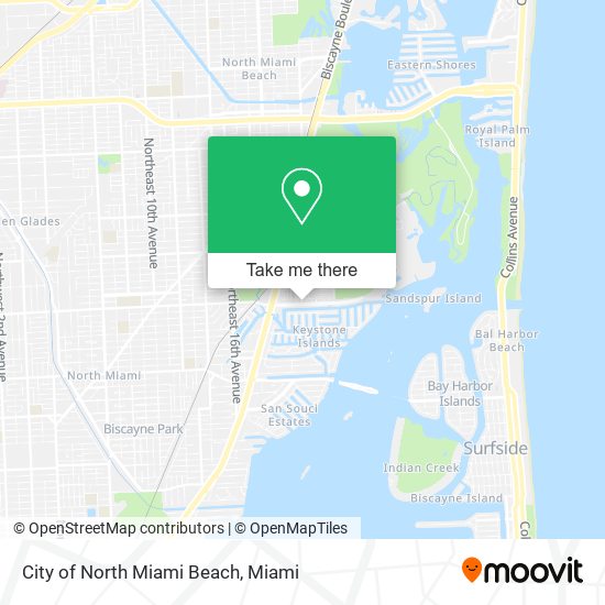 Mapa de City of North Miami Beach