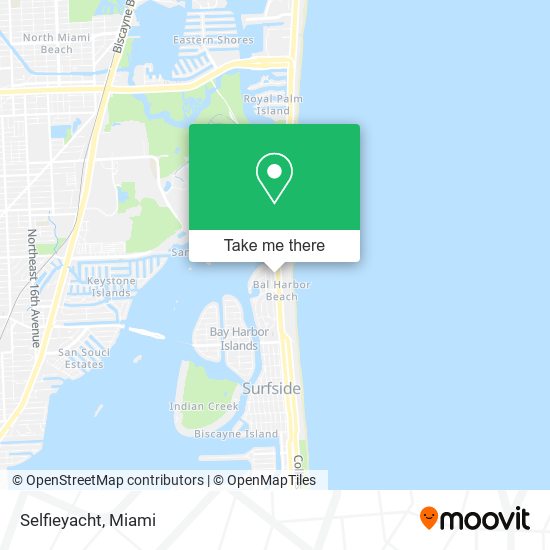 Mapa de Selfieyacht