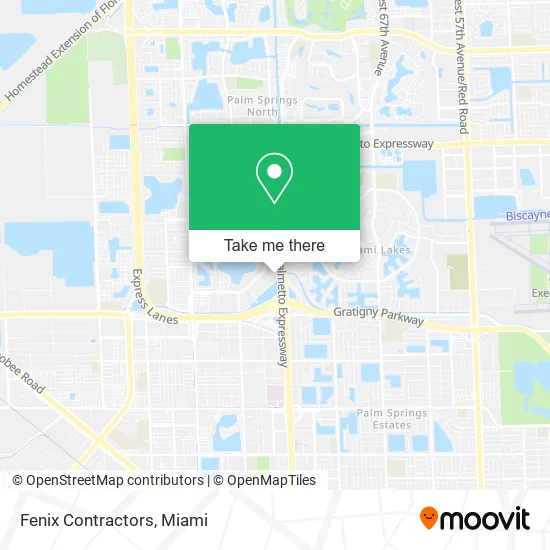 Fenix Contractors map