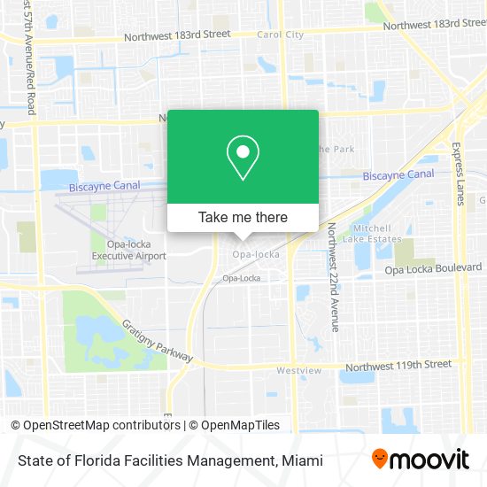 State of Florida Facilities Management map