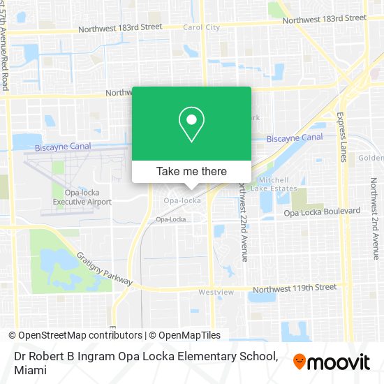Dr Robert B Ingram Opa Locka Elementary School map