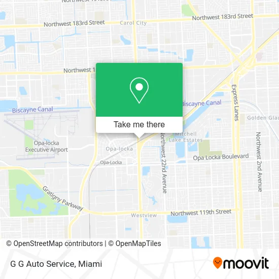G G Auto Service map